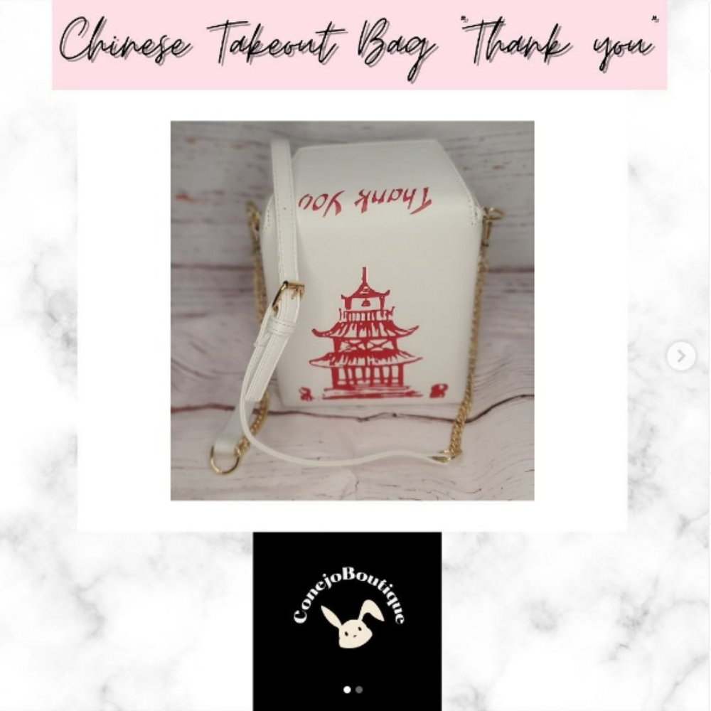 Chinese Takeout Bag "Thank you"